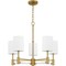 Quoizel Gretchen Chandelier 5 Lights Aged Brass GCN5026AB - alternate 5